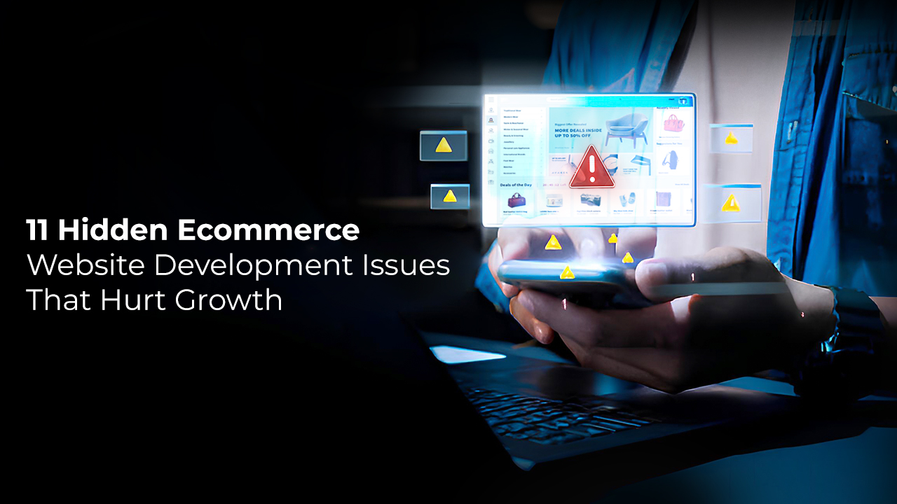 Modern ecommerce website development interface on screen