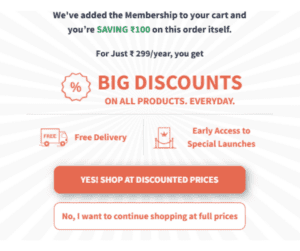 discound banner in ecommerce