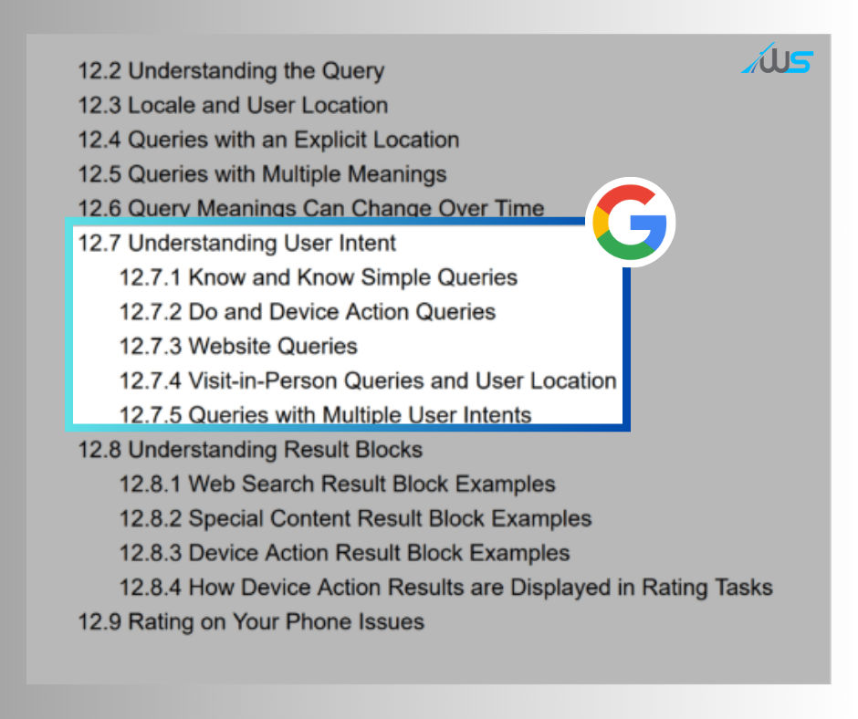 Image of Google Quality Rater Guidelines. 