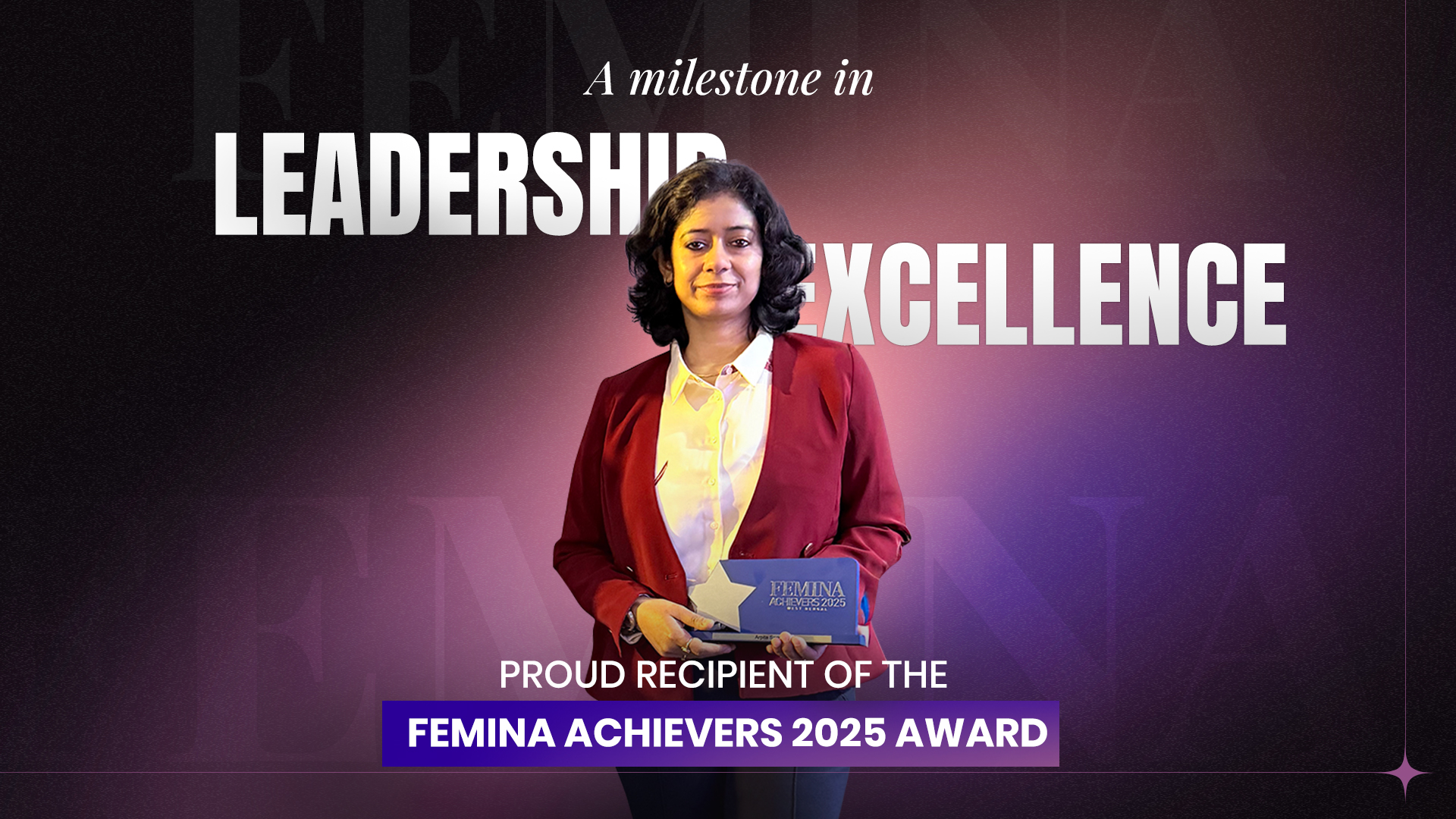 Webskitters Femina Award 2025 - Arpita Sarkar