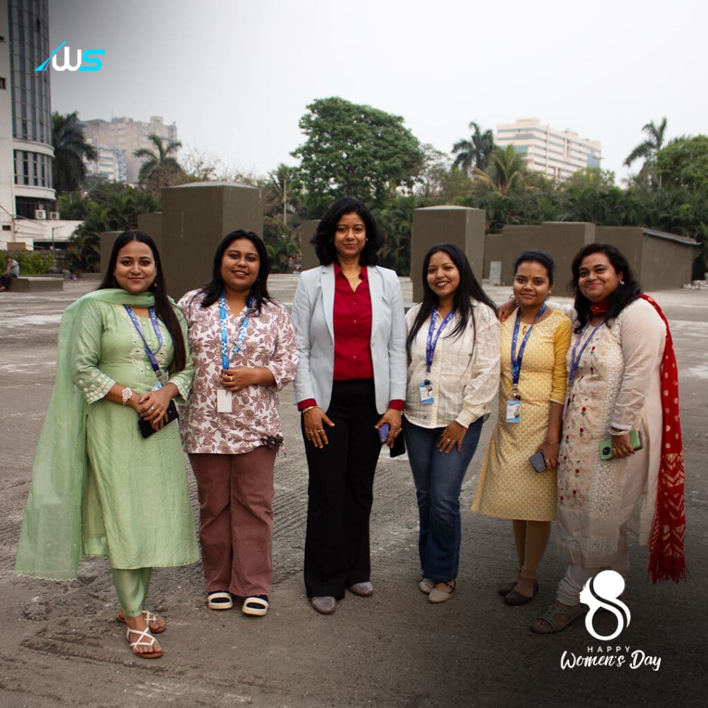 Webskitters Female Director Arpita Sarkar addressing the female employee's on womens day