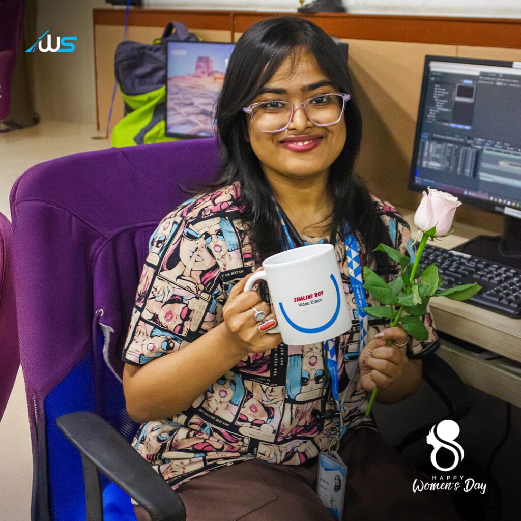 happy women's day 2026 celebration at webskitters CMMI 3 Company photo