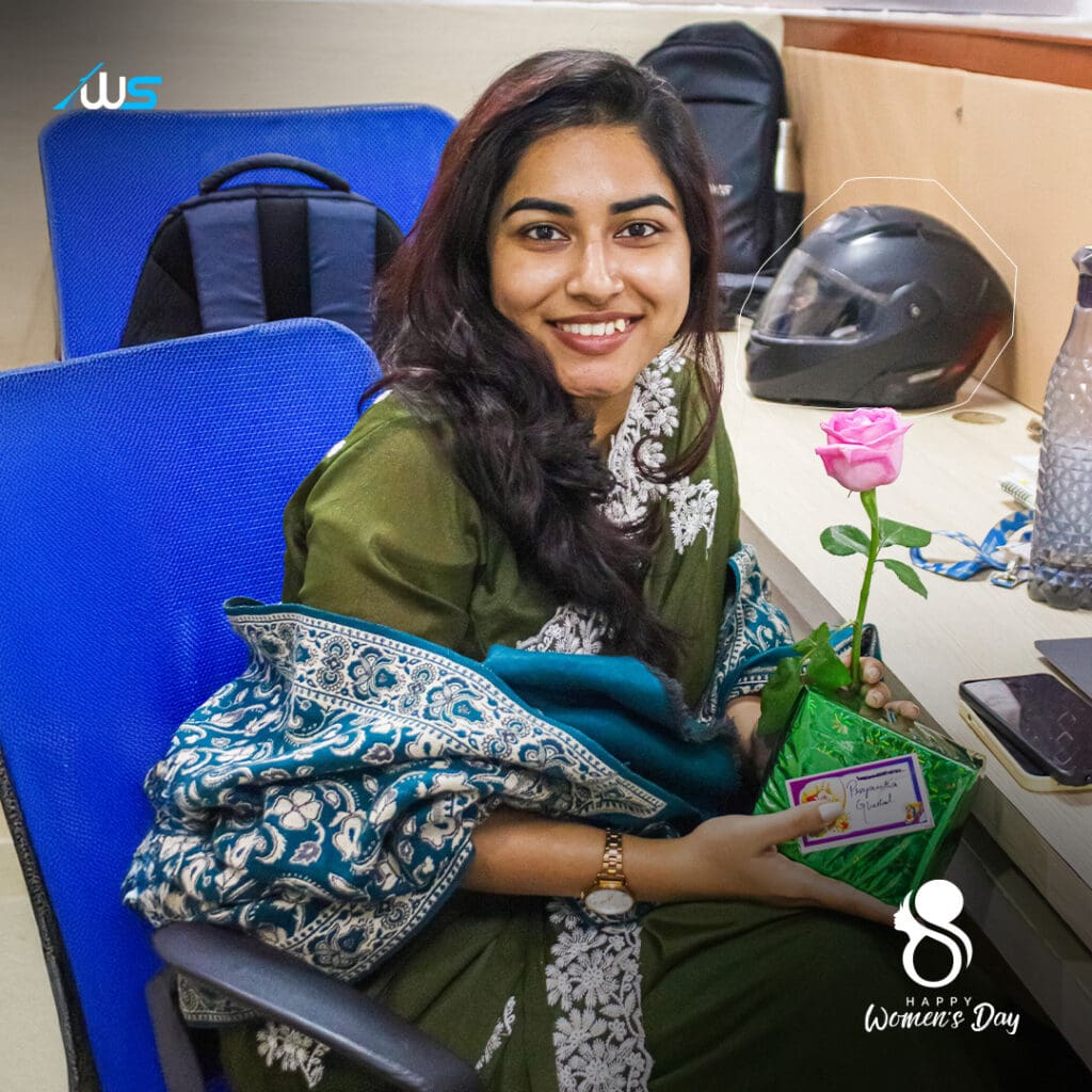 happy women's day 2026 celebration at webskitters CMMI 3 Company photo