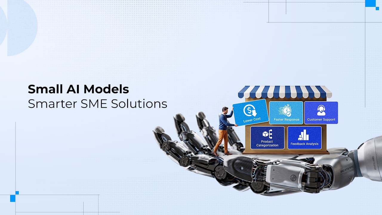 Small AI models helping SMEs with lower costs, faster response, customer support, product categorization, and feedback analysis