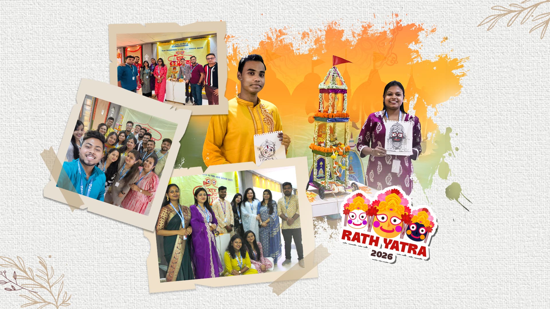 Team celebrating Rath Yatra 2026